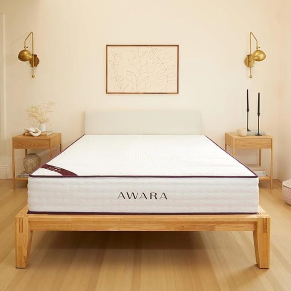 AWARA 10-Inch Hybrid King Mattress with Natural Latex