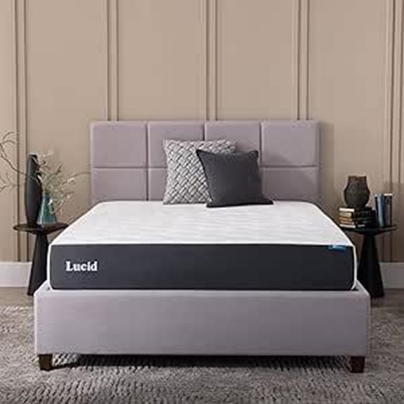 Lucid 10-Inch Memory Foam Mattress Twin XL