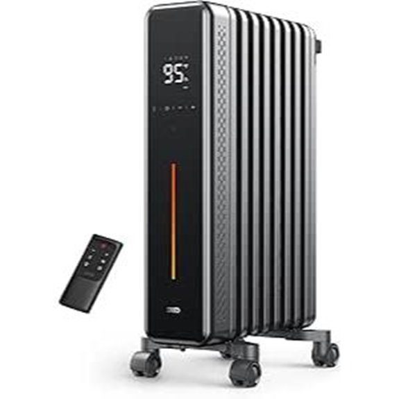 Dreo 1500W Oil Filled Radiator Heater with Remote