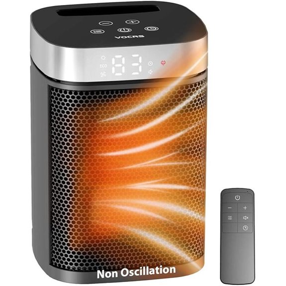 VOCRS 1500W Portable Space Heater with Thermostat