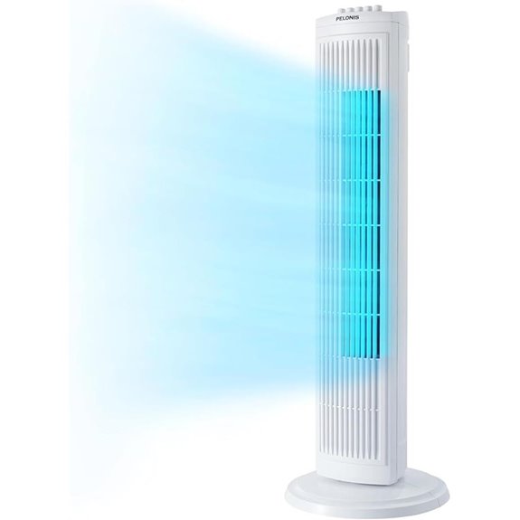 Pelonis 30-Inch Oscillating Tower Fan with Timer