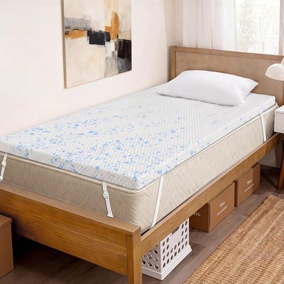 OhGeni 3-Inch Gel Memory Foam Mattress Topper