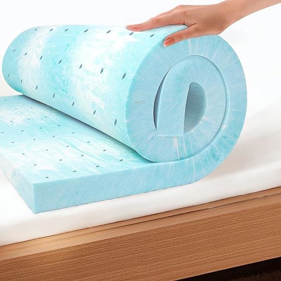 EGO 4-Inch Queen Gel Memory Foam Mattress Topper