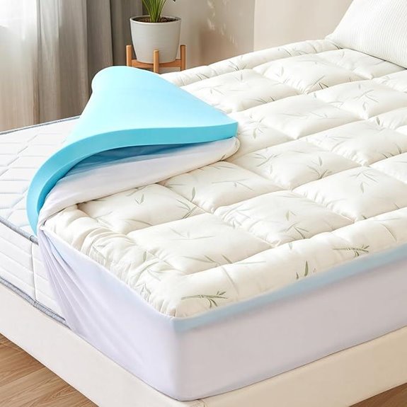OLIXIS 4-Inch Gel Memory Foam Mattress Topper