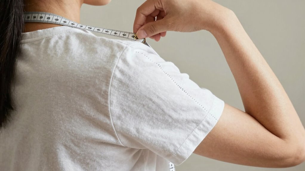 accurate shoulder and sleeve measurement