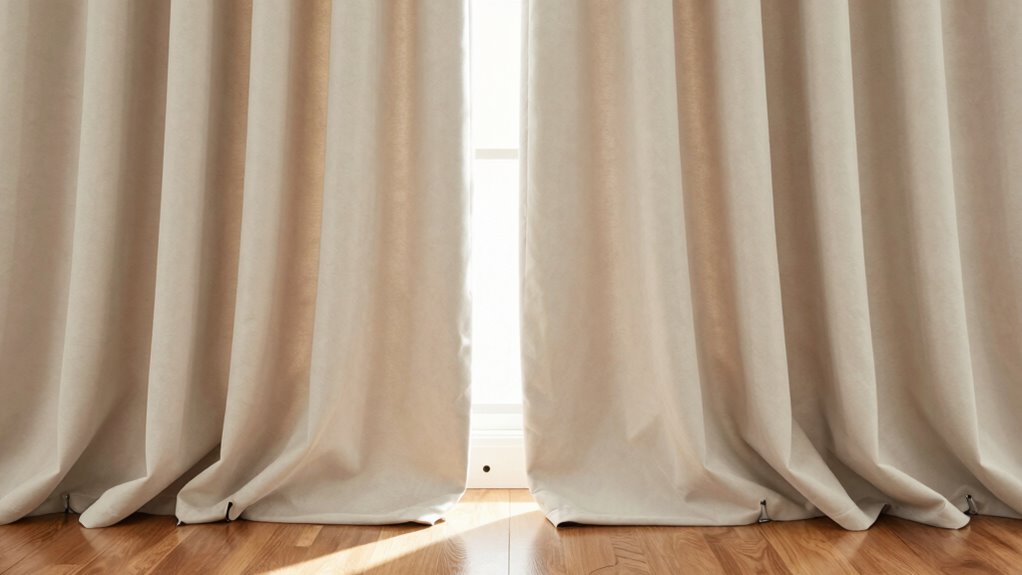 adjust curtains for coverage