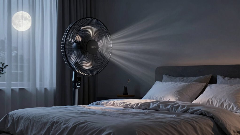 adjust fan angle for comfort