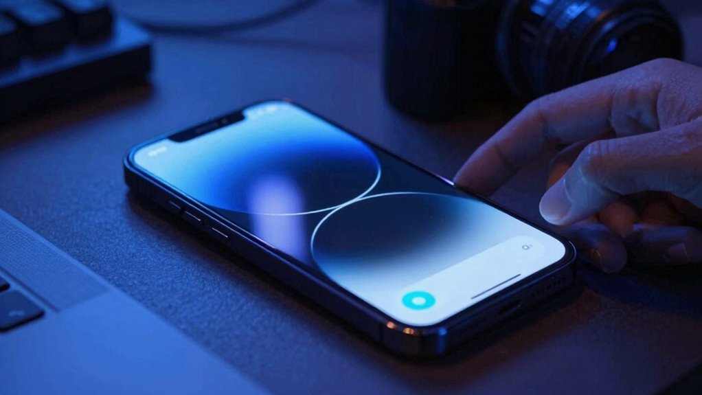 adjust screen blue light