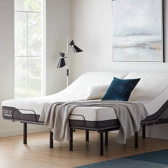 Lucid L150 Adjustable Bed Frame with Remote