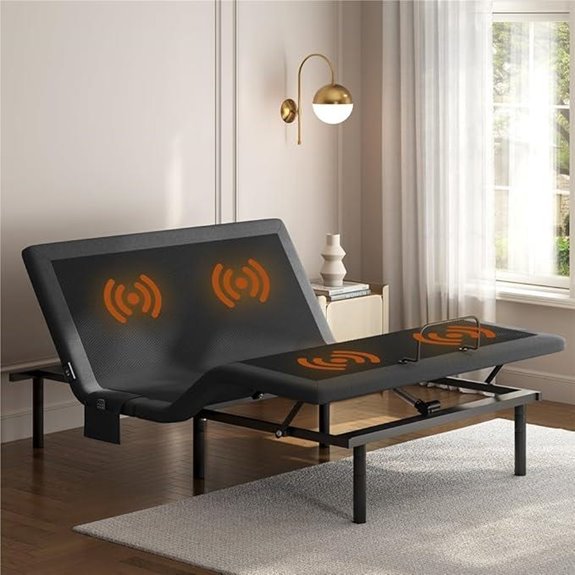 Yaheetech Queen Adjustable Bed Frame with Remote