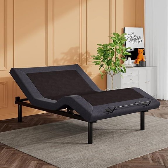 SHA CERLIN Adjustable Bed Frame with Remote Control