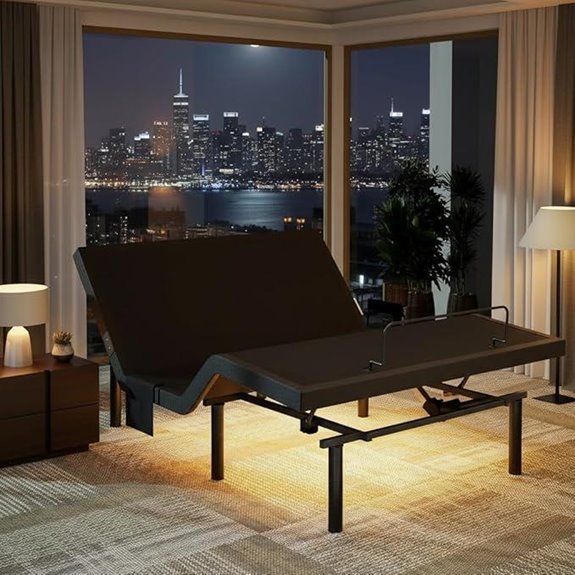 adjustable bed frame with usb