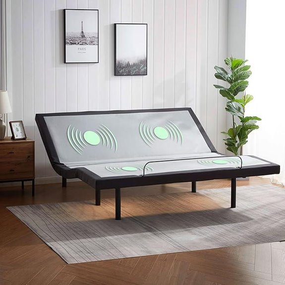 Nestl Adjustable Bed Frame with Massage and USB Ports