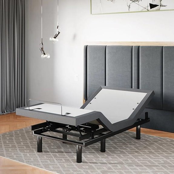 Sven & Son Adjustable Bed Base with Massage and Lights