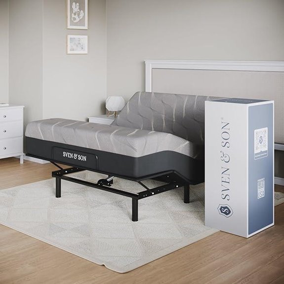 Sven and Son Adjustable Bed Base with Mattress