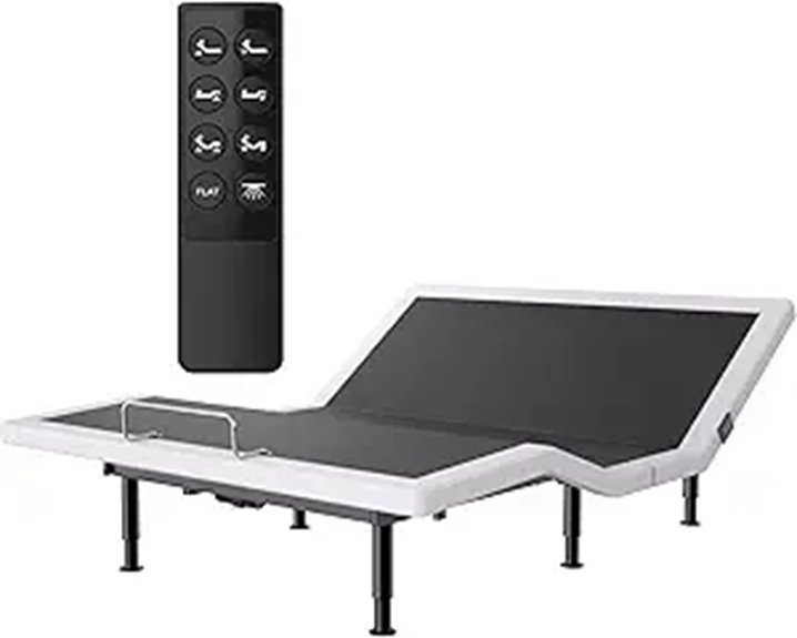 Electric Queen Adjustable Bed Frame with Remote