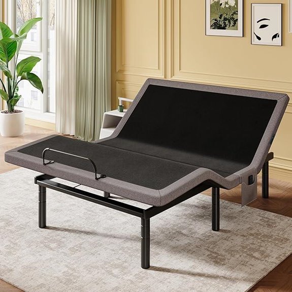 Amada Queen Adjustable Bed Frame with USB and Remote