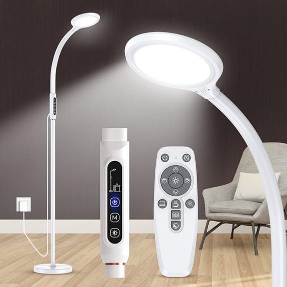LED Light Therapy Lamp with Adjustable Brightness