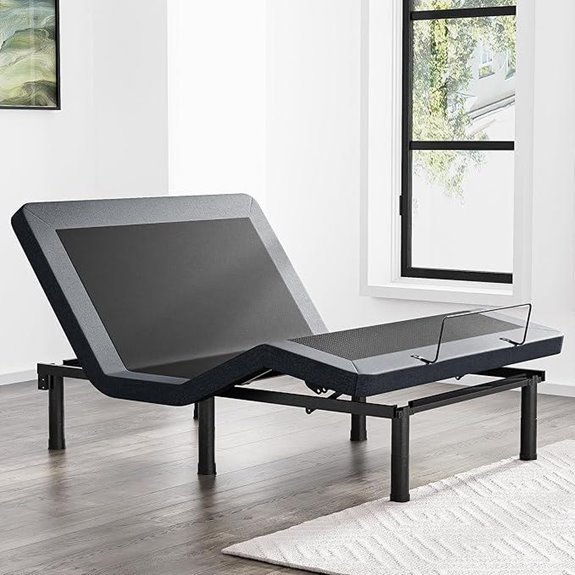 SunsGrove Adjustable Electric Bed Frame with Remote