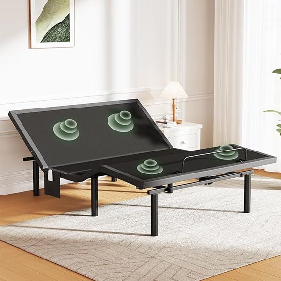 Marsail MS01-1 Adjustable Bed Base with Massage