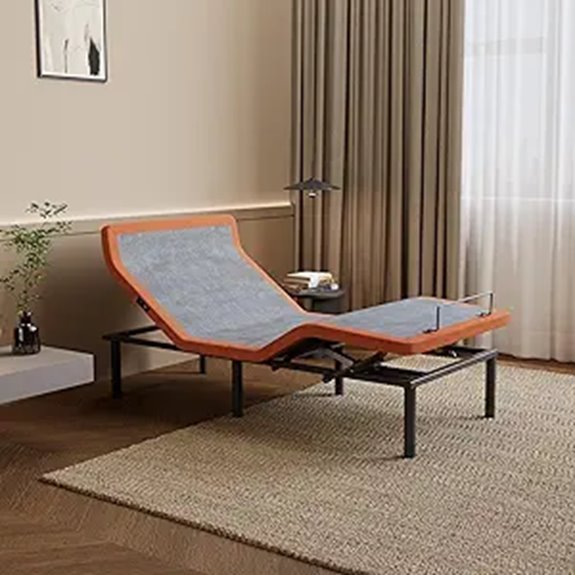 ESHINE Adjustable Bed Frame with Massage and App Control