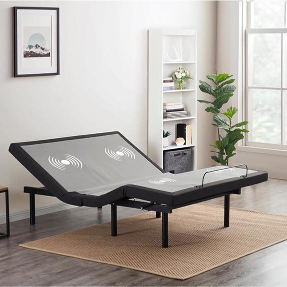 Nestl Adjustable Bed Frame with Massage and Remote