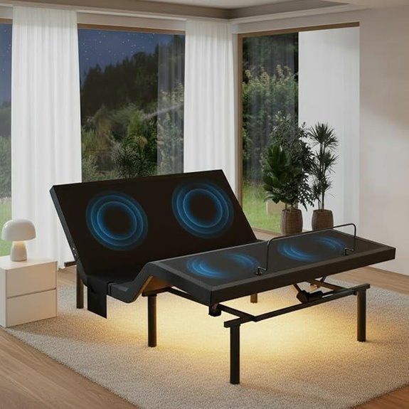 Marsail Queen Adjustable Bed Frame with Massage