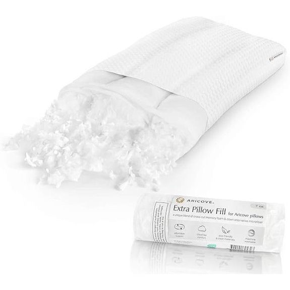 Aricove Queen Sleep Pillow with Adjustable Memory Foam