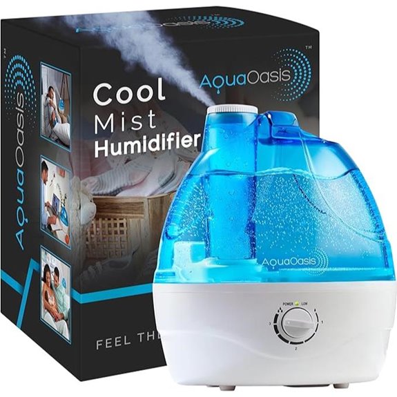 AquaOasis Cool Mist Humidifier with Adjustable Nozzle