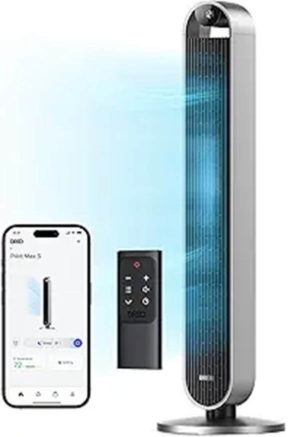 Dreo 42 Oscillating Tower Fan with Multiple Speeds