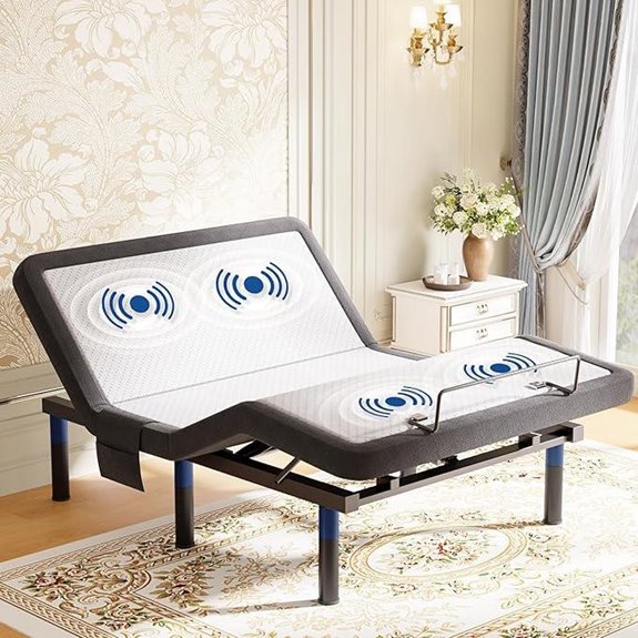 Tami Tami Adjustable Queen Bed Frame with Massage