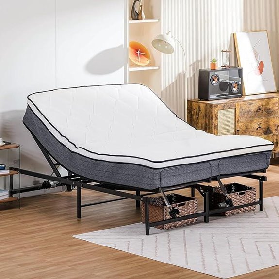adjustable queen bed frame