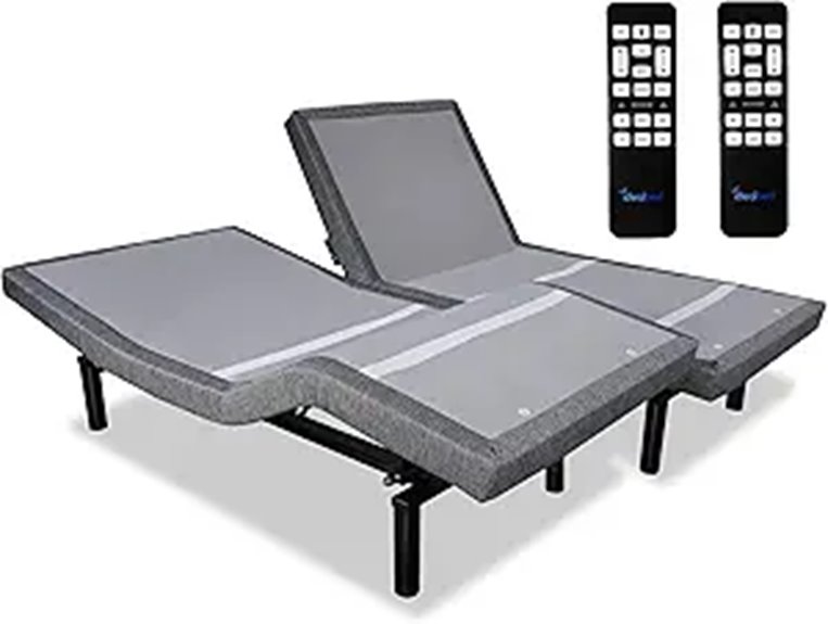 iDealBed Adjustable Split Cal King Bed Base