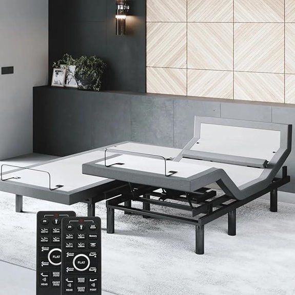 adjustable split king bed