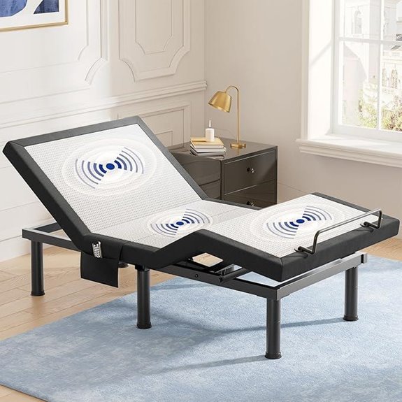 Tami T600 Adjustable Twin XL Bed Frame with Massage