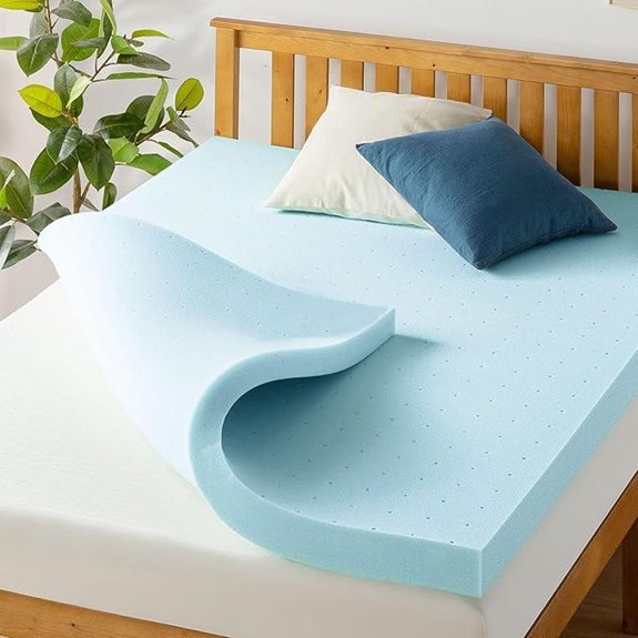 Best Price 4-Inch Ventilated Memory Foam Mattress Topper