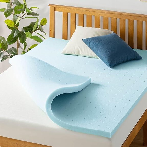 Best Price 1.5 Ventilated Memory Foam Mattress Topper