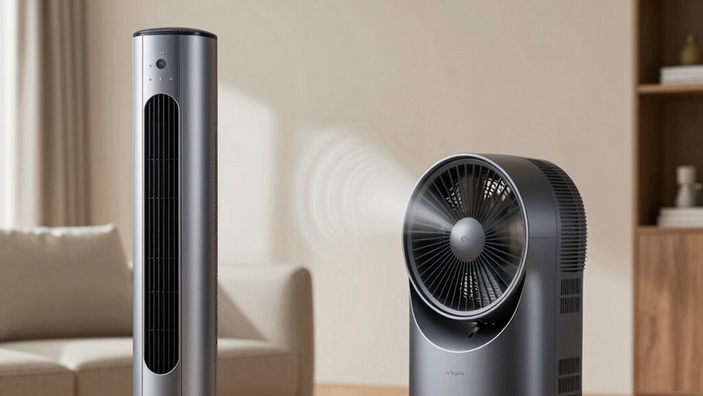 air circulators outperform tower fans