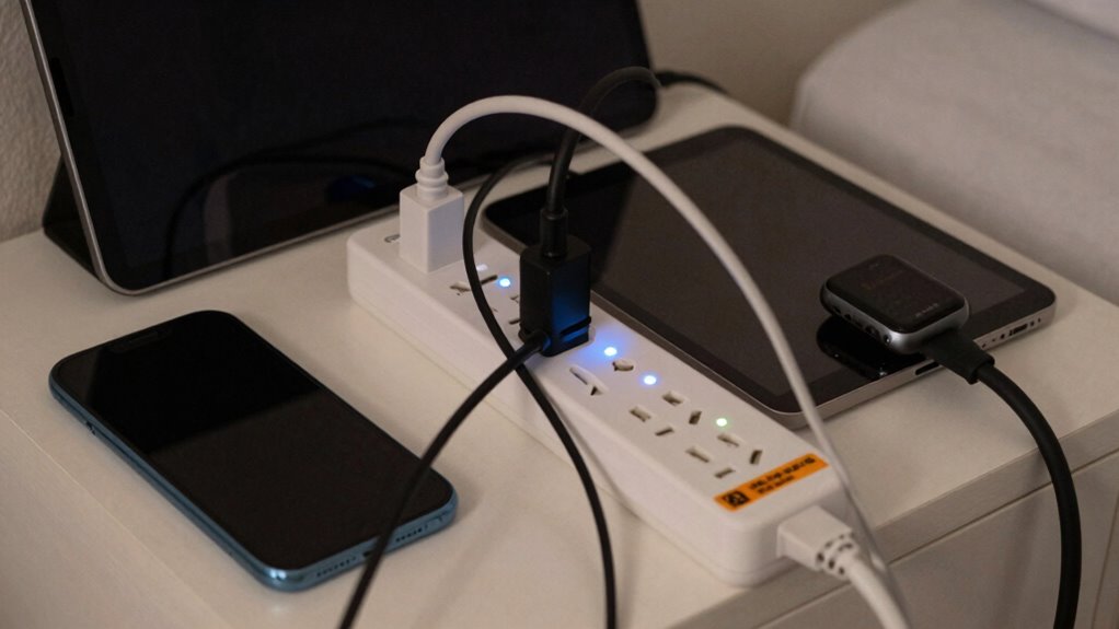 avoid overloading electrical outlets