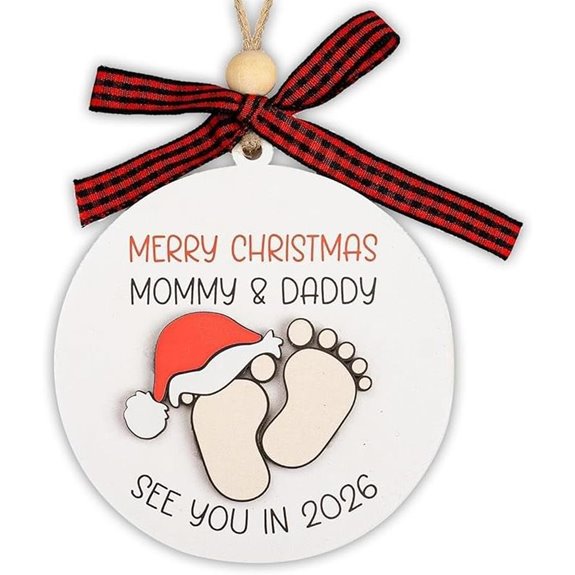 Expecting Baby 2026 Ornament Gift for Parents