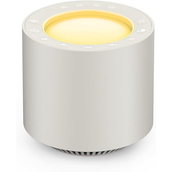 Baby White Noise Machine with Night Light and Timer