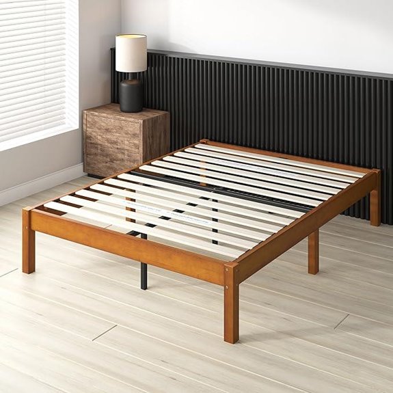 Zinus Ellie 14 King Bamboo Platform Bed Frame