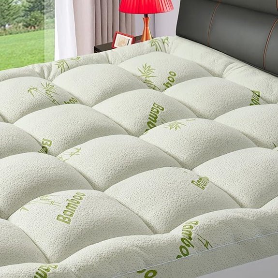 Bamboo Viscose King Size Mattress Topper
