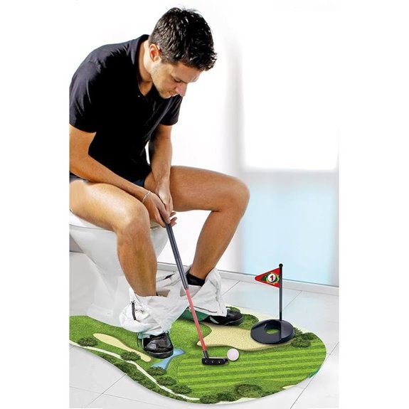 Toilet Golf Game - Bathroom Mini Golf for Adults