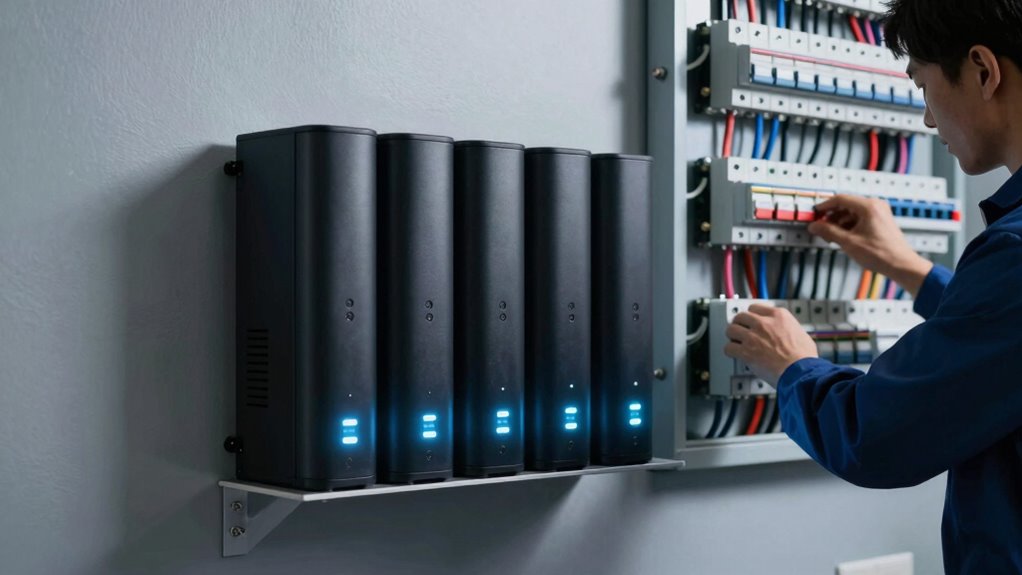 battery backup system installation