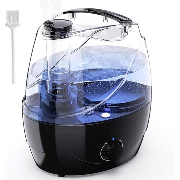 Cool Mist Humidifier for Bedroom with Night Light