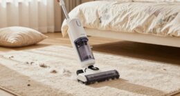 bedroom pet hair cleanup