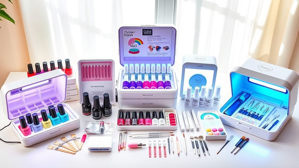 beginner friendly gel nail kit