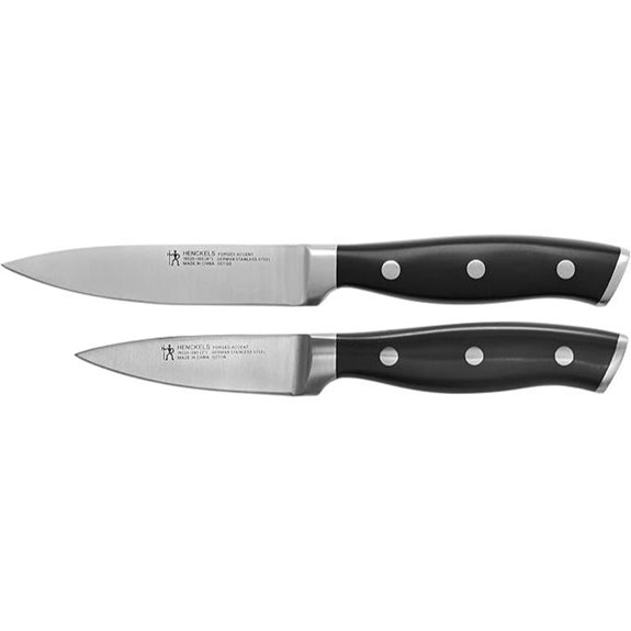 HENCKELS Forged Accent Paring Knife Set Black