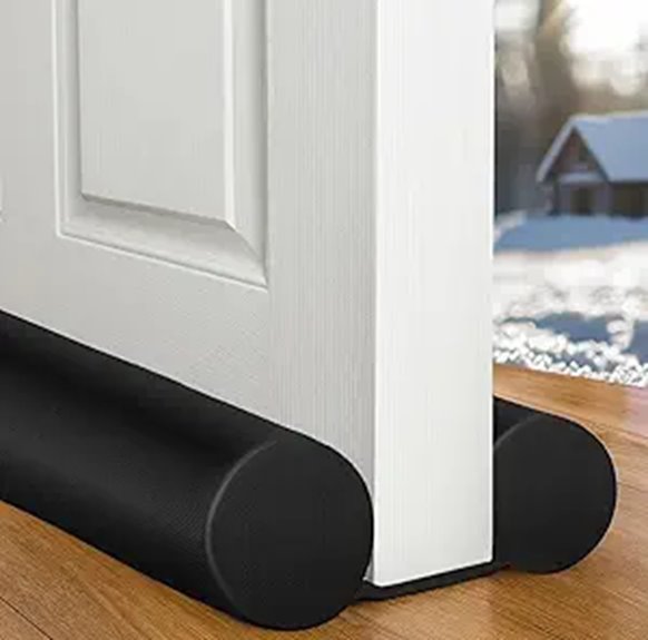 MAXTID Door Draft Stopper and Seal (38) Black